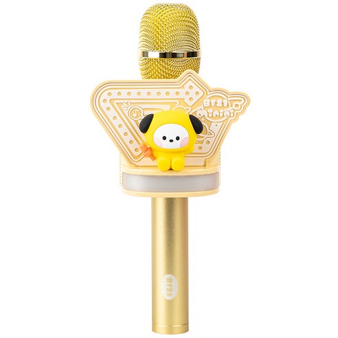 로이체 BT21 Minini 블루투스 5.0 무선 노래방 마이크 스피커 치미, BT21-RMC-4E-CM