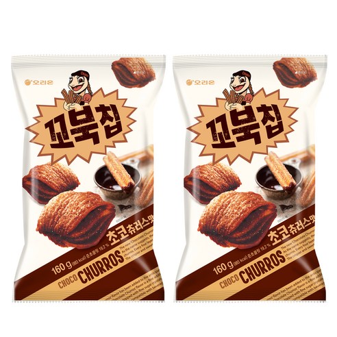 꼬북칩 초코츄러스 160g, 2개