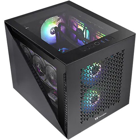 써멀테이크 Micro 타워케이스 Divider 200 TG Air Black, 1개