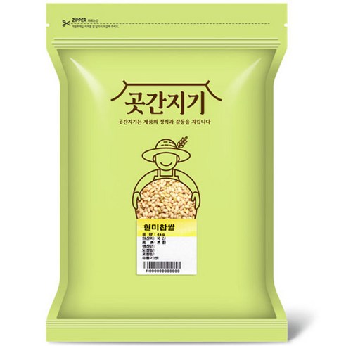 곳간지기 현미찹쌀, 4kg, 1개