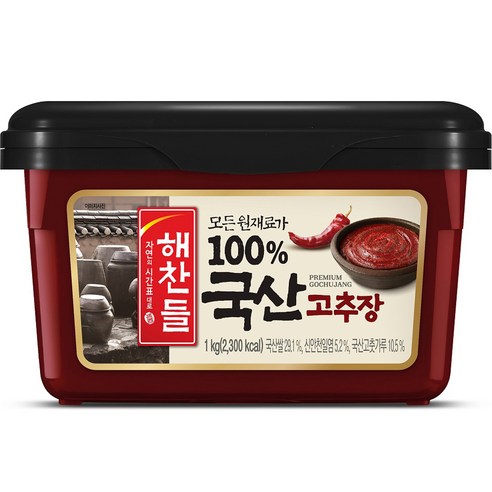 해찬들 고추장, 1kg, 1개
