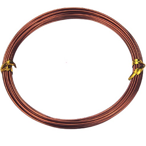 에나벨 공예철사 1.5mm x 5m, 15 브라운, 1개