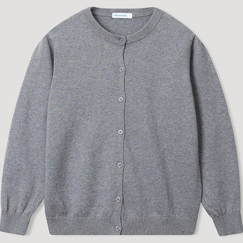 인디비주엘 아동용 포인 베이직 컬러 가디건