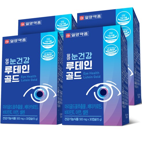 일양약품 눈건강 루테인 골드 15g 30정, 4개