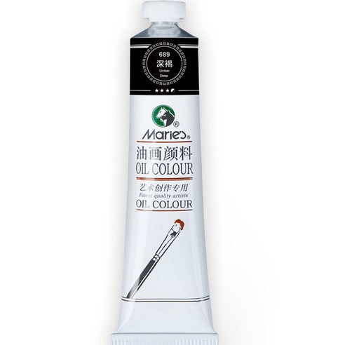 벨리안 전문가용 유화 아크릴 대용량 물감 689 엄버딥, 1색, 170ml