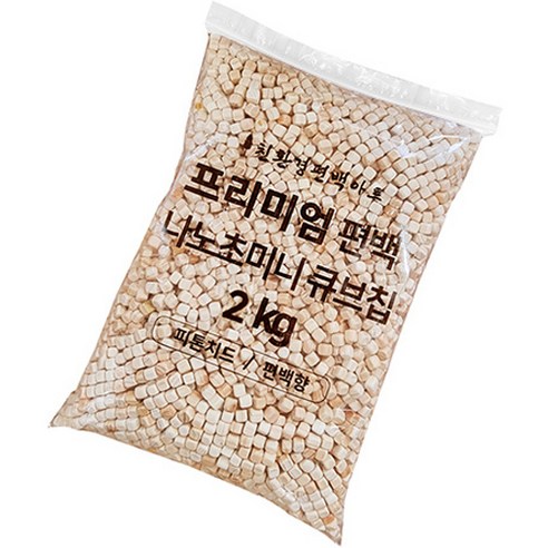 편백아트 프리미엄 편백 나노초미니 큐브칩 2kg, 1개