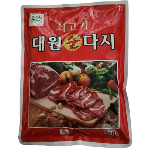대원 쇠고기 순 다시다, 1kg, 1개