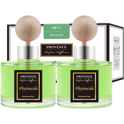 더허브샵 프로방스 퍼퓸 차량용 디퓨저 120ml 본품, 피톤치드, 2개