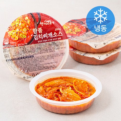 한끼의품격 한품 김치찌개소스 (냉동), 3개, 250g