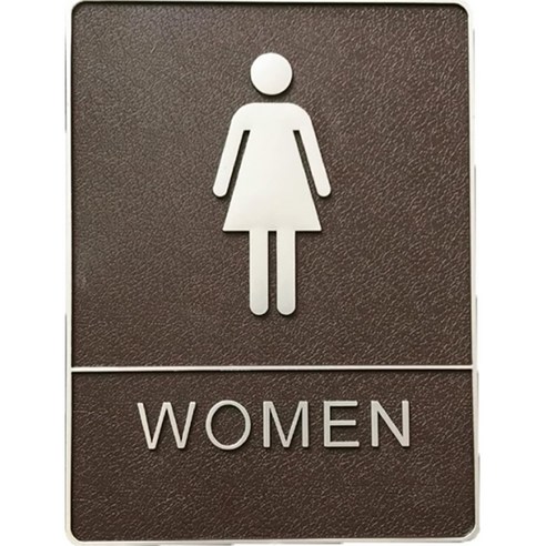 프랑디르 안내표 표지판 여성 15 x 20 cm, 화장실, 1개