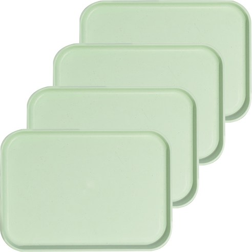 제로웨이스트 파스텔 트레이 4p, 민트, 4개