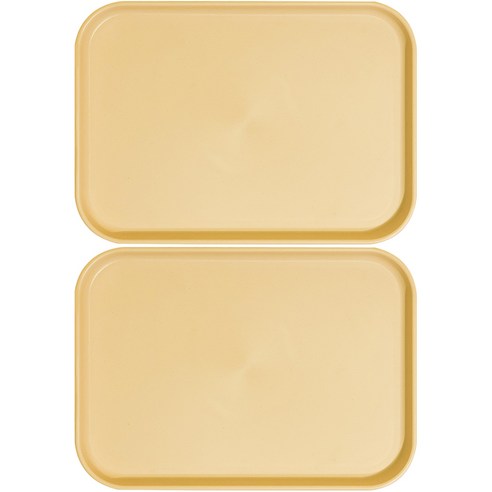 제로웨이스트 파스텔 트레이 2p, 옐로우, 2개