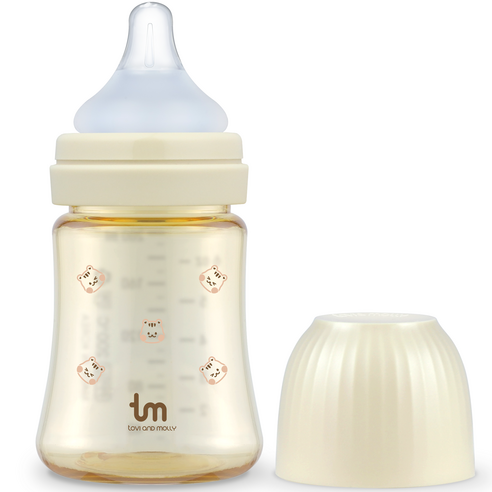 토비앤몰리 PPSU 돗람이 젖병 싱글팩, 바닐라, 180ml, 1개