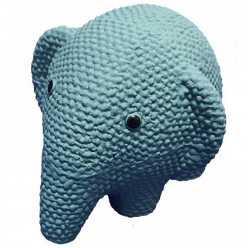 Karlie 반려견 라텍스 장난감 코끼리 11 x 7.3 cm, 혼합색상, 1개