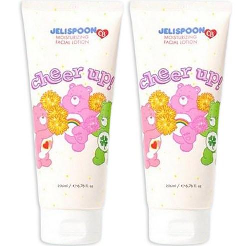 젤리스푼 케어베어 모이스처라이징 페이셜 로션, 2개, 200ml