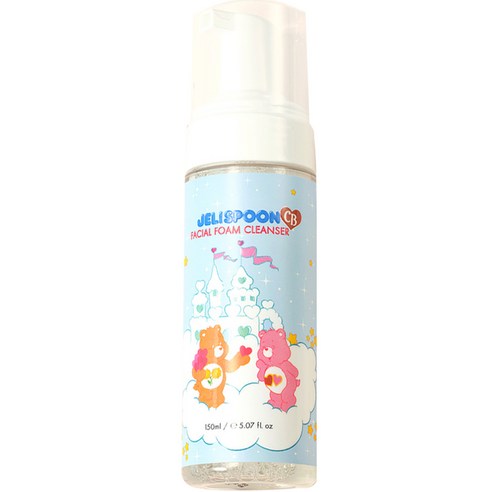 젤리스푼 케어베어 페이셜 폼클렌저, 1개, 150ml