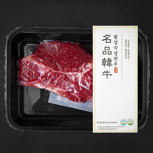 횡성한우 2등급 채끝 구이용 (냉장), 200g, 1팩