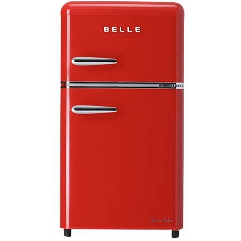 83L 용량의 BELLE 레트로 글라스 냉장고 RD09ARDH는 세련된 디자인과 효율적인 성능을 제공합니다.