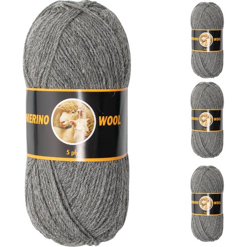 yarna 메리노 울 5PLY 뜨개실, 790, 4개