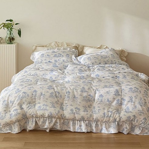 꿈결 같은 포근함으로 완성하는 나만의 안식처, 마틸라 호텔프랑스 프릴 세미 차렵이불 세트