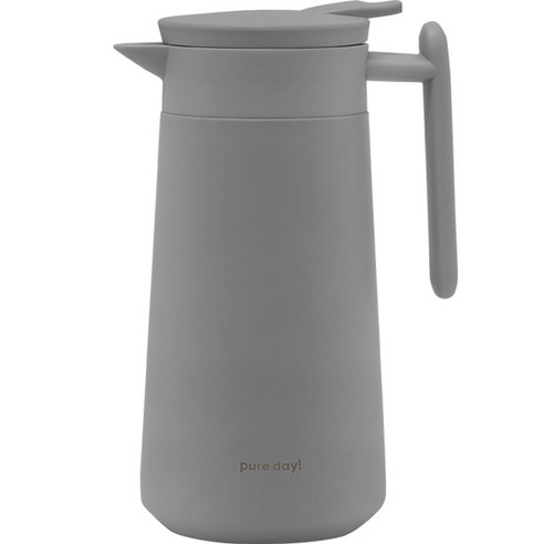 네이쳐리빙 퓨어데일 스텐304 보온보냉 주전자 물병, 800ml, 그레이, 1개