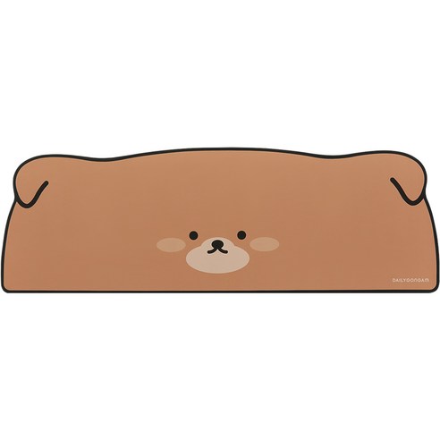 일상공감 흡수하족 진돌이 발매트, B 브라운