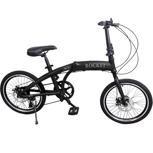 닥터바이크 미니벨로 50.8cm 20인치 시마노7단 알루미늄프레임 자전거 ROCKET AM-20, 멧블랙, 146cm