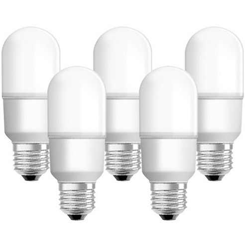 오스람 LED 스틱 램프 10W, 백색, 5개