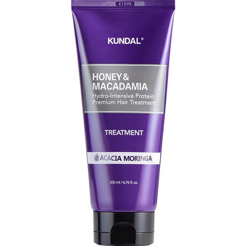 쿤달 허니 앤 마카다미아 트리트먼트 아카시아모링가향 200g, 200ml, 1개