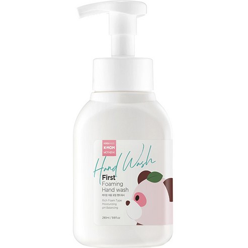케이맘 유아용 처음 포밍 핸드워시 290ml, 파우더향, 1개