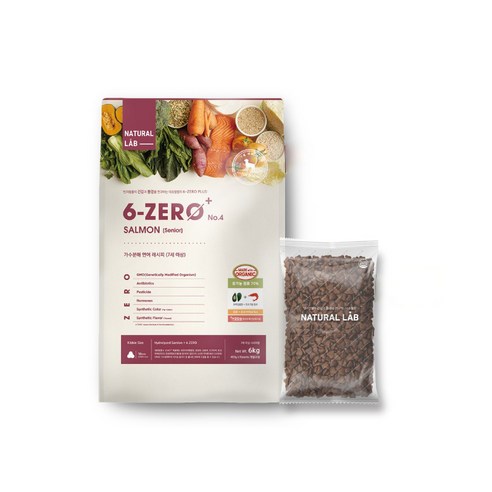 내츄럴랩 시니어 6 제로 PLUS 4, 사랑하는 노령견의 건강한 노후를 위한 최적의 선택
