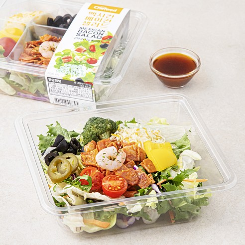쉐푸드 멕시칸 베이컨 샐러드, 139g, 2개