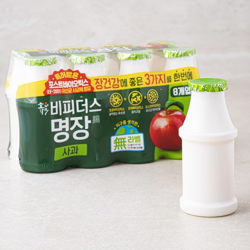 소와나무 비피더스 명장 사과 요구르트 1000ml, 8개입, 3팩 유제품