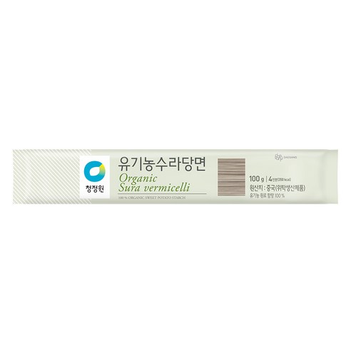 청정원 유기농 수라당면, 100g, 1개
