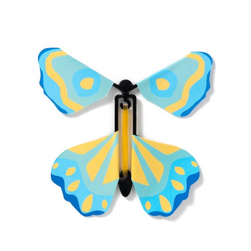 민화샵 플라잉 나비 만들기 키트 노란색무늬 ULVBG0151, 40세트, 혼합색상