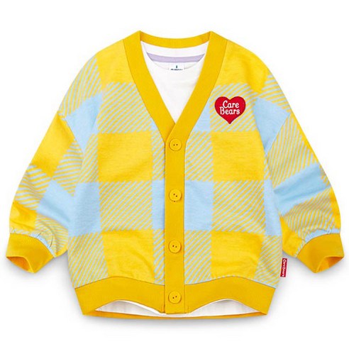 아기여름가디건 젤리스푼 케어베어 아동용 셀럽 체크 가디건 Best Top3