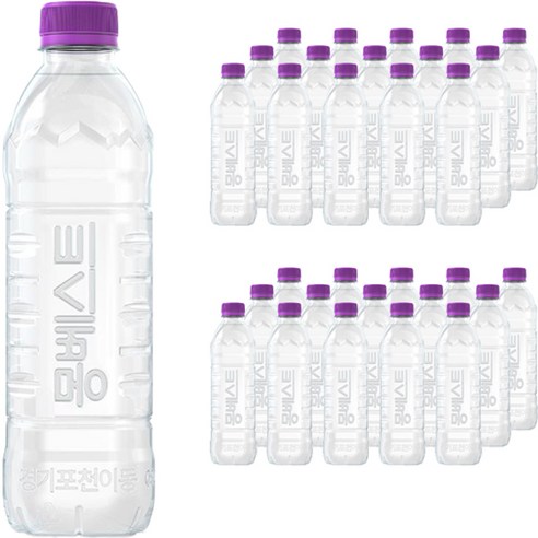 몽베스트 위드어스 무라벨 먹는샘물, 500ml, 60개