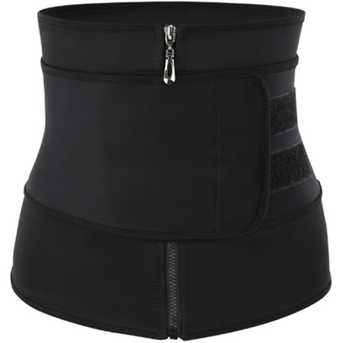 알로데 벨크로 벨트 지퍼식 허리 보호대 03 블랙, 1개