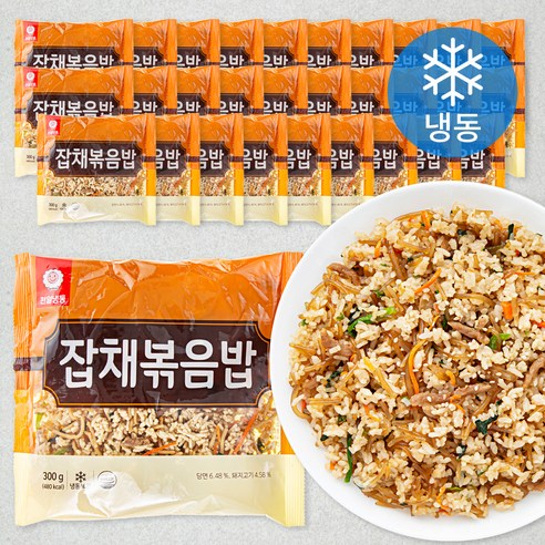 천일냉동 잡채 볶음밥 (냉동), 300g, 30개