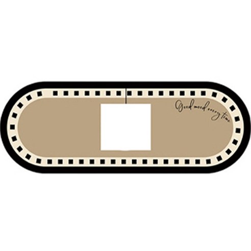엣지 개수대 매트 사각홀 5cm, NO 01, 1개