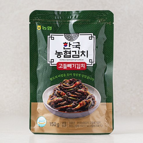 농협 한국농협김치 고들빼기김치, 150g, 1개