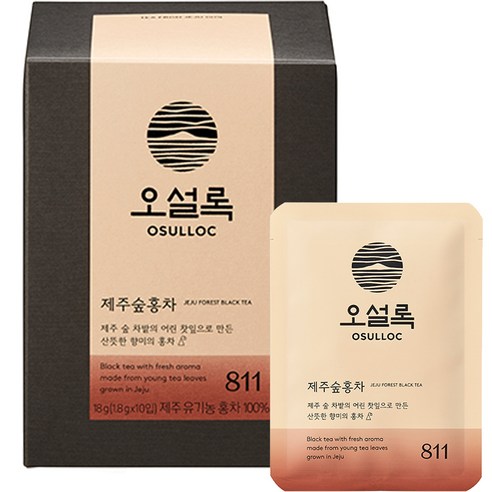 오설록 제주 숲 홍차, 1.8g, 10개입, 1개