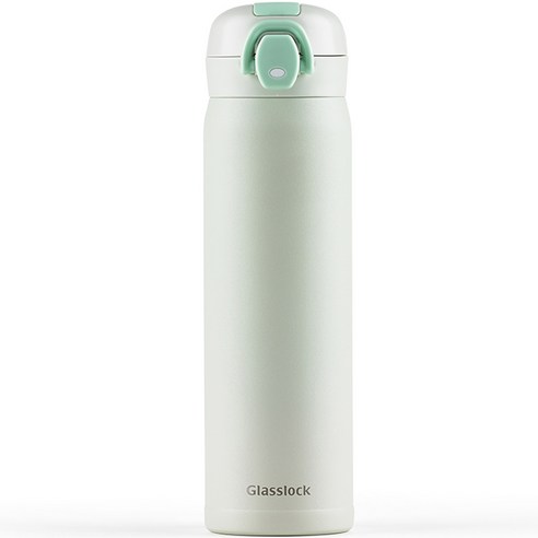 글라스락 원터치 텀블러, 민트, 450ml, 1개