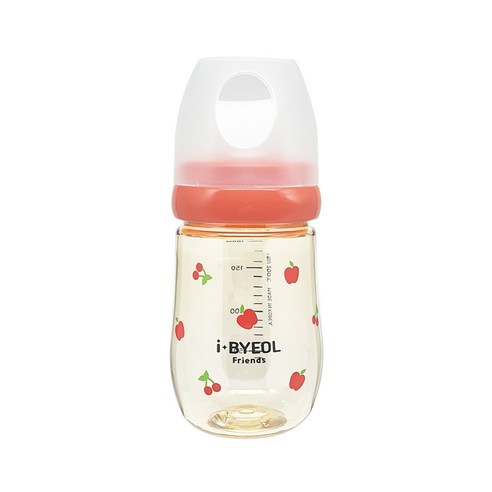 아이별프렌즈 PPSU 아기 애플체리 젖병 180ml, 레드, 1개