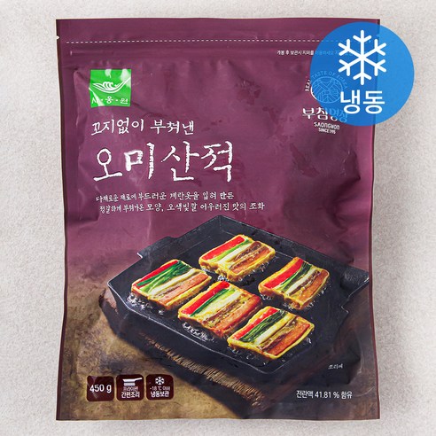 사옹원 부침명장 꼬지없이 부쳐낸 오미산적 (냉동), 450g, 2개