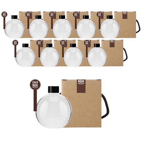 더치볼250 페트병 패키지 스티커 박스 포함 11, 250ml, 10세트