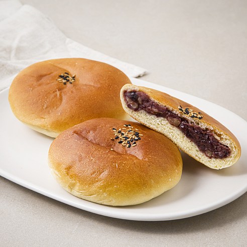브로드카세 발효종 호두 단팥빵, 80g, 3개입, 1개