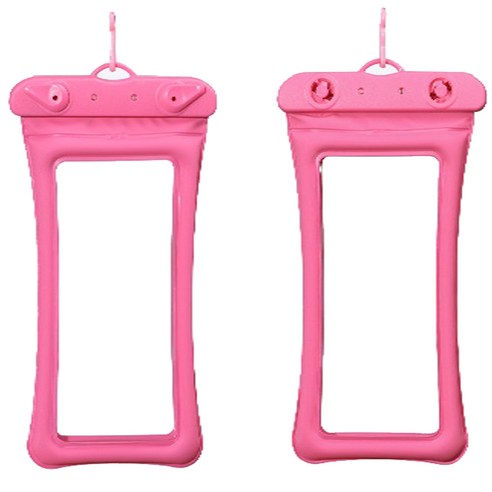 다해유 심플한 방수팩, 핑크색, 2개