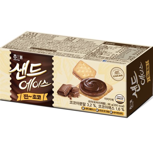 샌드에이스 찐 초코, 68g, 1개