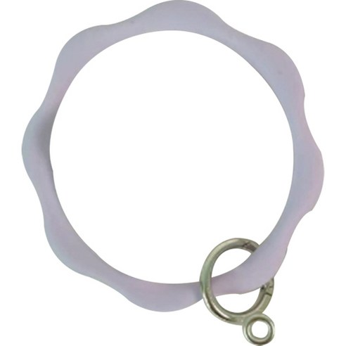 라니마켓 물결모양 부드러운 실리콘 휴대폰 스트랩, 라벤다, 1개